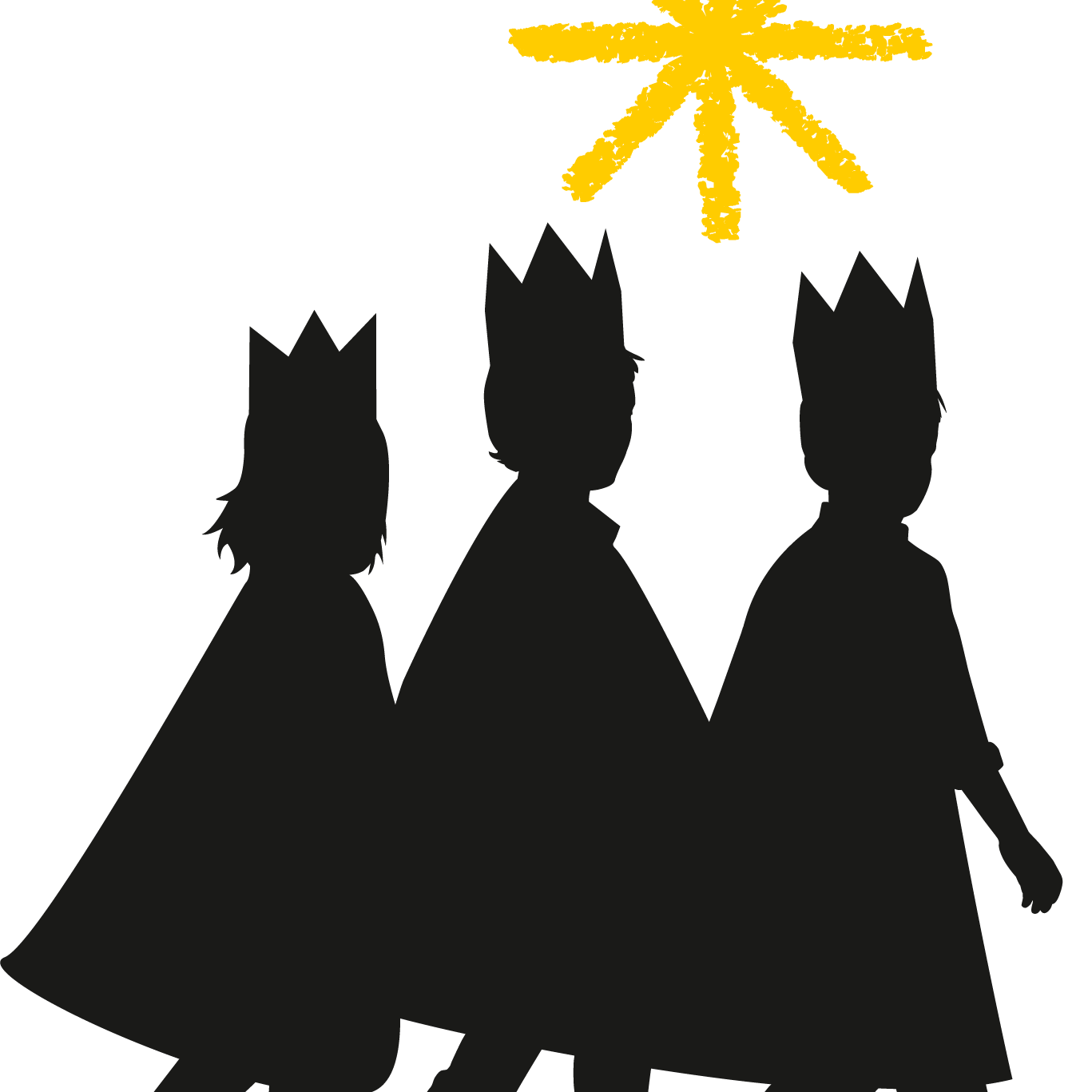 Aktion Dreikönigssingen, Sternsinger Silhuette