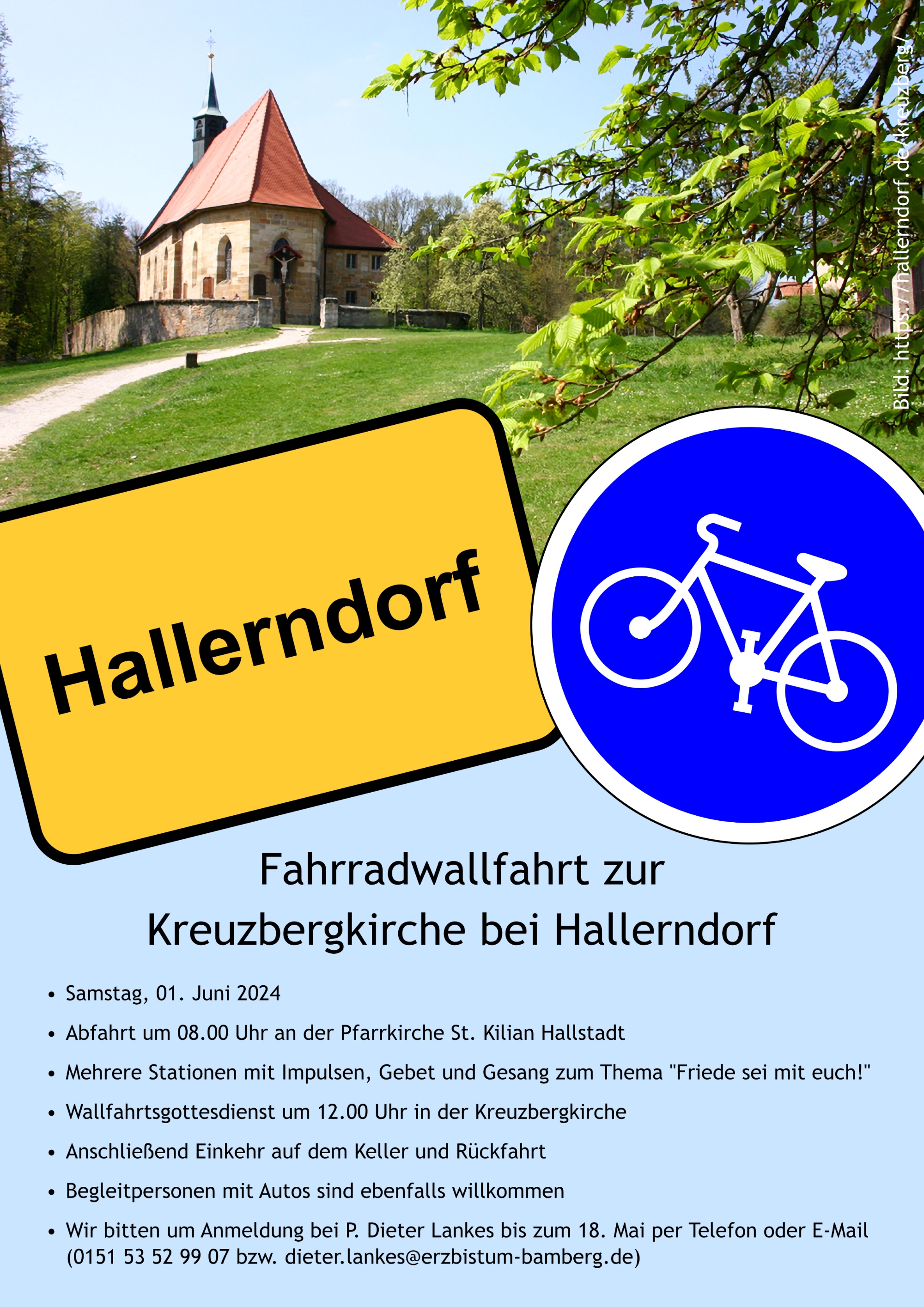 Fahrradwallfahrt nach Hallerndorf