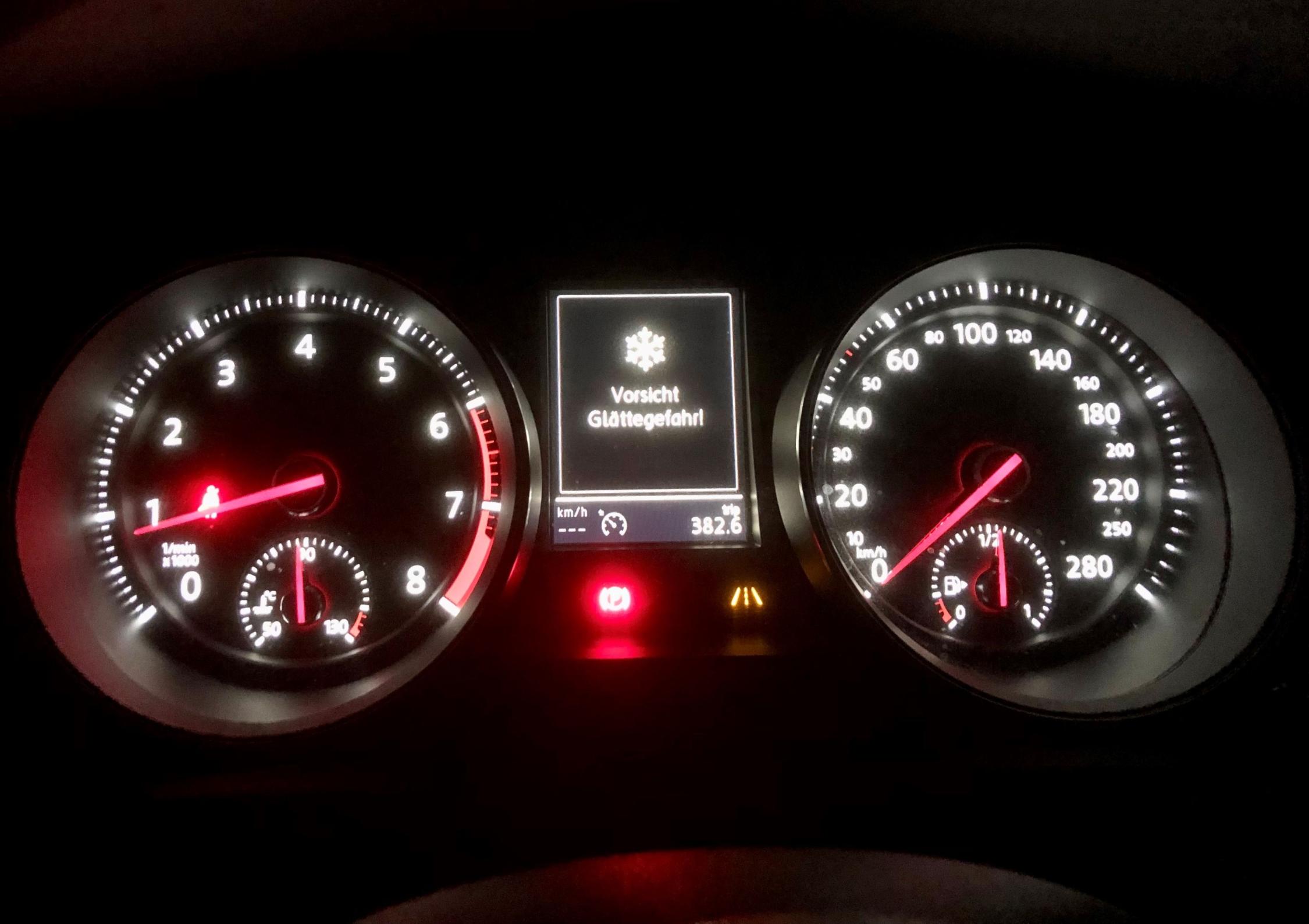 Vorsicht Glaettegefahr